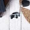 FOUR WHEEL BEAST Tundra Accessories Metal Tundra Keychain 2024 2023 Key Fob Cover Ring Key Chain Toy Truck Lunar Rock