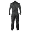 K1 Race Gear K1 Challenger Adult FR Cotton Fire Suit SFI 32A1 Black White LargeXL 58