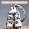 Motorcycle for Bells Motorcycle Angel Bell for Men WomenBell Biker AccessoryGuard Riding Safety Silver