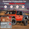 CALBEAU Keyhole Covers for 20072018 Jeep Wrangler JK Door Strong Magnet Keyhole Decor Accessories for Door Lock Protecti