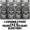 Chemical Guys Car Fresheners Hanging Air Freshener Black Frost Scent 12 Pack Great for Cars Trucks SUVs RVs Home Garage