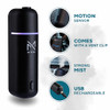 MYZI Car Air Freshener Diffuser Waterless Diffuser Car Essential Oil Diffuser with 6 Refill Scents Car Diffuser Air Fres