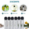 MYZI Car Air Freshener Diffuser Waterless Diffuser Car Essential Oil Diffuser with 6 Refill Scents Car Diffuser Air Fres