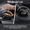 SAMIQU Car Ashtray with Lidlate model Car door Automotive AshtrayPortable Ash Tray for Car