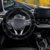 SEG Direct Furry Car Steering Wheel Cover with Fluffy Gear Shift Cover Soft Warm NonSlip Car Decoration for Men Women Gi