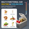 ICEROVER 12V Car Refrigerator CoolerWarmer 6 Quart 6L 12 Volt DC 110V AC Electric Car Fridge Portable Compact Camping Co