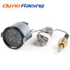 Dyno Racing 2 52mm 12V Pointer Mechanical Water Temperature Temp Gauge 40130110265Yellow Light Car Meter with Sensor NPT