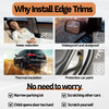 Car Door Edge Guards 328Ft10m Car Door Protector Edge Guards Rubber Seal Doors Edge Trim U Shape Edge Guards for Cars Tr