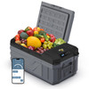 YELLOW JACKET 12 Volt Car Refrigerator 16 Quart Electric Cooler Portable Car Fridge for Outdoor Camping Travel 12V24V DC