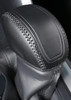 YAKANEY for Toyota RAV4 20192025 Gear Shift Knob Cover Genuine Leather Interior Protective Gear Shift Trim for Toyota Hi