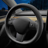 LKWLIKEI Nappa Leather UltraThin Steering Wheel Cover for Tesla Model 3Y Steering Wheel Cover NonSlip Design and Interio