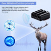 Frienda 10 Pcs Deer Whistles for Vehicles Car Deer Horn Avoids Collisions Vehicles Wind Activated Ultrasonic Waterproof