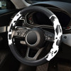 Cow Print Steering Wheel Cover Universal 14515 inch Breathable Microfiber Leather AntiSlip Car Steering Wheel Protector