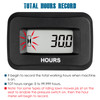 Runleader Digital Hour MeterDC 5V to 60V for Riding Lawn Mower Tractor Golf Cart Forklift RV Motorhome Milling Machine e