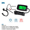 Runleader Digital Tach Hour MeterEngine Temperature GaugeAlert RPM TempBacklights Display for Lawn Tractor Compressor Ge