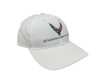 C8 Corvette Hat Next Generation StayDri Adjustable Performance Cap Officially Licensed by GM White