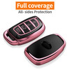 Sindeda Key Fob Cover with Keychain Soft Full Protection Key Shell Compatible with Hyundai 20162021 Elantra Elantra GT I