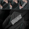 NBTEPEM 8 pcs Bling Car Accessories Set for Women Steering Wheel Cover Sparkly Seat Belt Covers Bling Gear Shift Cover U