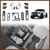 Muslogy Interior Trim Kit Cover 11PCS Compatible with 2024 2025 2026 Toyota Tacoma2025 4Runner Steering Wheel Center Con