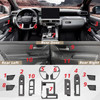 Muslogy Interior Trim Kit Cover 11PCS Compatible with 2024 2025 2026 Toyota Tacoma2025 4Runner Steering Wheel Center Con
