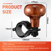 Tallew 2 Pieces Steering Wheel Knob Spinner Suicide Knobs Steering Wheel 360 Degrees Rotation Tractor Accessories for Ca