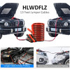 HLWDFLZ Car Roadside Emergency Kitwith13FT Jumper CablesWinter Traveler Safety Emergency Kit with Blanket Shovel Triangl