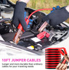 Car Roadside Emergency Kit with Jumper Cables Car First Aid Kit Emergency Kit for Vehicles Car Safety Roadside Assistanc