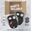 KeylessOption Key Fob Replacement for 2003 2004 2005 2006 2007 Chevrolet Chevy Silverado Suburban Tahoe GMC Sierra Yukon