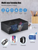 WHonor Faraday Box RFID Key Fob Protector 80 x 52 x 28 AntiTheft Signal Blocking Shielding Cage with Faraday Pouch 2 Pac