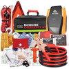 Everlit Survival Car Emergency Kit Roadside Safety Tool Kit with GlovesDigital Auto Air Compressor Tire Inflator First A