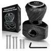 FOURING Universal Steering Wheel Spinner Knob Smooth Black Finish Fits Steering Wheels 05175 Diameter Effortless Spinnin