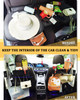 Car Headrest Backseat Cup Holder 37 with Organizer High Capacity 4 in 1 Seat Back Organizer with Headrest Hooks Multifun