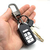 MECHCOS Metal Keychain Car Fob Key Chain Holder Clip with Detachable Valet Key Ring AntiLost DRing for Men and Women Gun