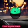 KanPas Dashboard Compass Ball with Double Dials for Cars Boats V32L Luminous Version