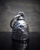 Bravo Bells US Flag Eagle Bell Biker Bell Accessory or Key Chain for Good Luck on the Road