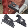 Front Foot Pegs for 19972006 Jeep Wrangler TJ Exterior Door Hinge Steel Rest Pedals Doors Off Foot Peg Accessories 1 Pai