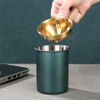 ARFUKA Car Ashtray Stainless Steel Car Ashtray with Lid Car Cigarette Ash Cup Holder Ash Tray for Cars Home Office Outdo