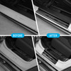 ZZEQYG 4 Pcs Stainless Steel Door Sill Protector Compatible with Jeep Wrangler JK Unlimited JKU Sport Sahara Rubincon 20
