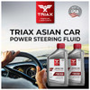 TRIAX Asian Car PSF Hydraulic Electric Full Synthetic OEM Grade Power Steering Fluid Compatible with Honda Acura Toyota