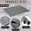 Hoolerry Oil Absorbent Pads Weight Dimpled Pad Garage Accessories Water Absorbent Mat Oil Spill Mat for Absorbing Protec