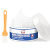 Onarieer White Lithium Grease MultiPurpose Lubricant Lithium Grease with Brush Garage Door Hinge Lubricant for MetaltoMe