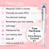 Digital Basal Body Thermometer, 1/100th Degree High Precision, Quick 60-Sec Reading, Memory Recall, Accurate BBT Thermometer for Natural Ovulation Tr
