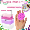 Cradle Cap Brush and Sponge Set for Baby Bath Essentials for Newborns Treatment Comb Baby Bath Sponges 5Pack Pink