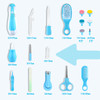 Baby Grooming Kit Infant Safety Care Set with Hair Brush Comb Nail Clipper Nasal AspiratorBaby Essentials Kit for Newbor