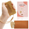 Mowawa Sandalwood Birthing Comb For Labor Pain Relief Delivery Labour Gifts with Birth Affirmation For Women Wood Comb F