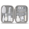 Baby Grooming Kit 15 in 1 Portable Baby Safety Care Set with 01 Hair Brush Comb Nail Clipper Nasal Aspirator etc for Nur