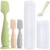 NFSVLB Baby Diaper Cream Spatula with Case1 Large 2 Mini Butt Paste Spatula with 2 Travel CaseSoft Baby Butt spatula bab
