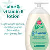 Johnsons Skin Nourish Moisturizing Baby Lotion with Aloe Vera Scent Vitamin E Gentle Lightweight Body Lotion for The Who