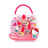 Lip Smacker Hello Kitty Nail Polish Flavored Lip Balm Makeup Tote Moisturizing Balms Colorful Nail Polishes Sanrio Acces