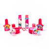 Lip Smacker Hello Kitty Nail Polish Flavored Lip Balm Makeup Tote Moisturizing Balms Colorful Nail Polishes Sanrio Acces